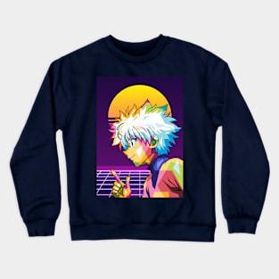 anime retro pop art Crewneck Sweatshirt